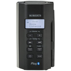 ROBERTS Play BT Personal Bluetooth DAB+/FM Digital Radio, Black